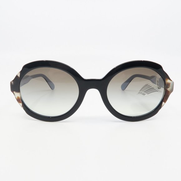 SPR 17U KHR-0A7 Prada Black Round Gradient Sun - Picture 2 of 6